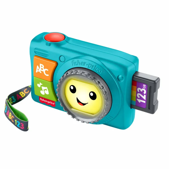 Mattel Caméra Lumineuse Rires et Éveil - Jouet musical multilingue Mattel Caméra Lumineuse Rires et Éveil - Jouet musical multilingue