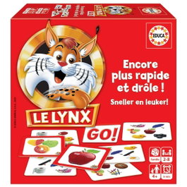 Educa Le Lynx Go! Jeu de cartes rouge