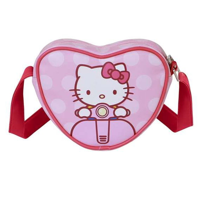 Sac à Bandoulière Hello Kitty Rose 15,5 x 21 x 6,5 cm