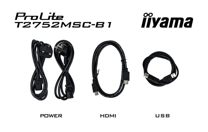 iiyama ProLite T2752MSC-B1 Moniteur Tactile 27 pouces IPS Full HD