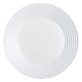 Luminarc Plat de Présentation Opal Harena Verre Blanc 27 cm