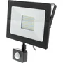 Retlux Projecteur LED extérieur RSL 248 avec détecteur de mouvement - 50W, 4000 lm, 4000K, IP65, aluminium noir
