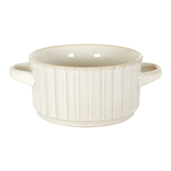 Home Deco Factory Bol de soupe Cocooning avec anses 13,5 cm Home Deco Factory Bol de soupe Cocooning avec anses 13,5 cm
