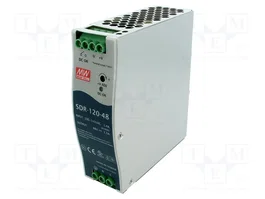 MEAN WELL SDR-120-48 Alimentation à impulsions pour rail DIN 120W 48VDC 2,5A