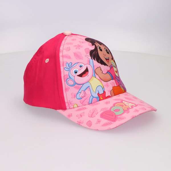 Cerdá Set Bonnet Dora l'Exploratrice 53 cm avec Lunettes de Soleil - Rose - À partir de 36 mois