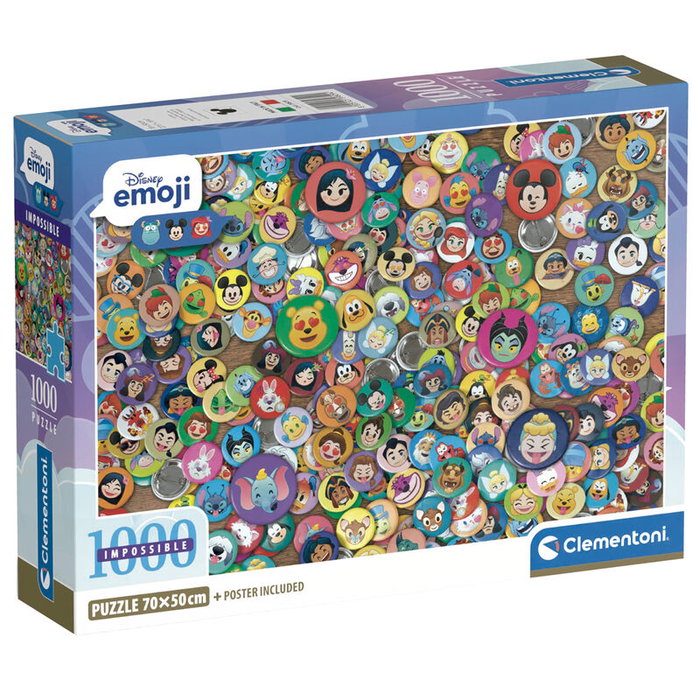 Clementoni Puzzle Disney 1000 Pièces - 70 x 50 cm Clementoni Puzzle Disney 1000 Pièces - 70 x 50 cm