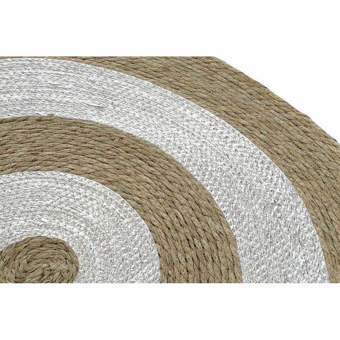 Tapis DKD Home Decor Fibre Herbier marin (90 x 90 x 2 cm) (3 Unités)