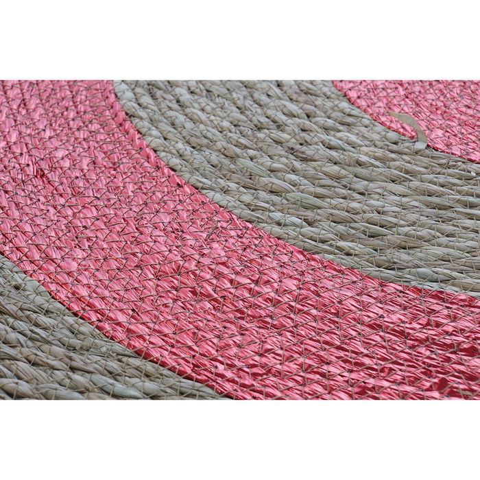 Tapis DKD Home Decor Fibre Herbier marin (90 x 90 x 2 cm) (3 Unités)