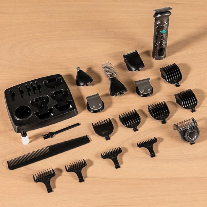 Cecotec Tondeuse et Barbe PrecisionCare Samurai 6 en 1, inox, 170 min autonomie Cecotec Tondeuse et Barbe PrecisionCare Samurai 6 en 1, inox, 170 min autonomie