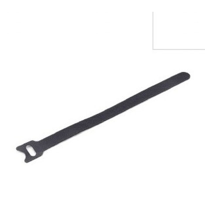 GEMBIRD Attaches pour câble en velcro VT-210X12, 100 pièces, Noir