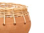 Giftdecor Jarron Indalo Barro Mimbre 25x17 cm (Set de 4)