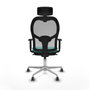 Piqueras y Crespo Chaise de Bureau 1D086G2 Turquoise