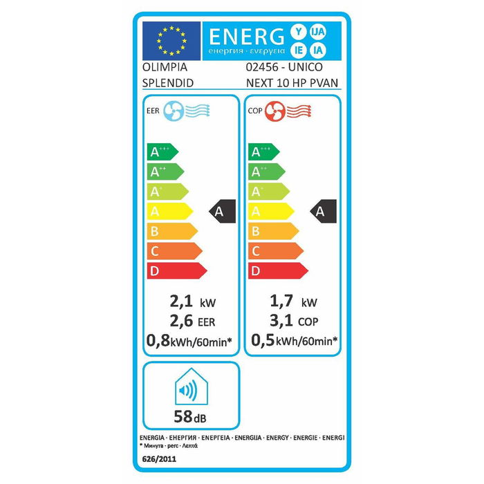Air Conditionné Olimpia Splendid 02456 Blanc Air Conditionné Olimpia Splendid 02456 Blanc