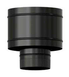 Sombrerete terminal antirrevocante noir mat 90º Ø 120 AVM120