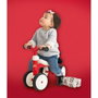 Smoby Porteur Rookie Rouge en Métal