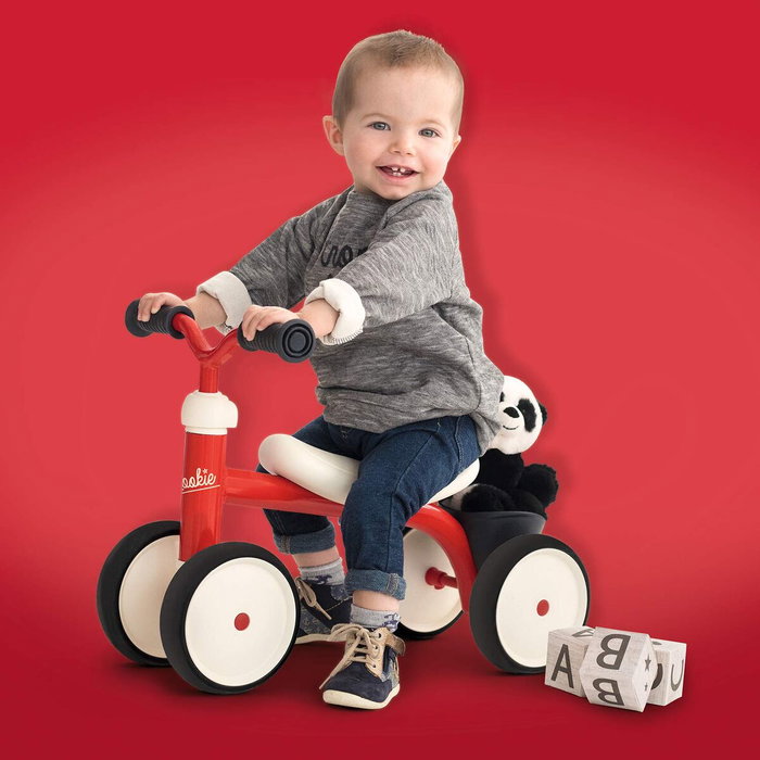 Smoby Porteur Rookie Rouge en Métal Smoby Porteur Rookie Rouge en Métal