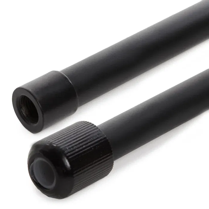 Barre de Suspension Extensible pour Rails LED 75-150 cm - Noir