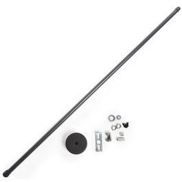Barre de suspension extensible pour rails de spots LED 75-150 cm - Noir