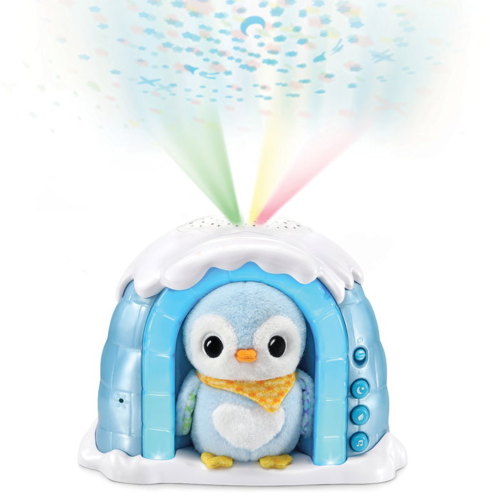 V-Tech Peluche Projecteur Pingouin avec Igloo - Projection Ciel Étoilé - Pour Enfants Dès la Naissance - Réf. 80 574922 V-Tech Peluche Projecteur Pingouin avec Igloo - Projection Ciel Étoilé - Pour Enfants Dès la Naissance - Réf. 80 574922