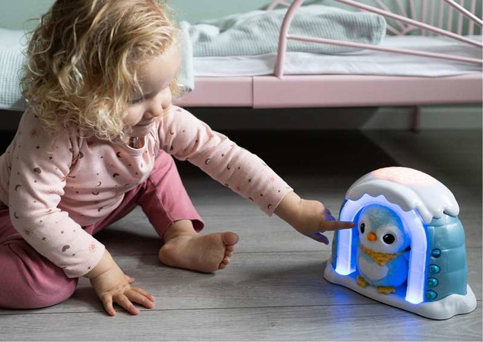 Vtech Igloo Projecteur Peluche Pingouin Bleu Vtech Igloo Projecteur Peluche Pingouin Bleu