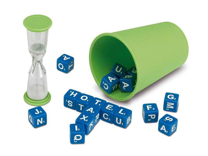 Cayro Cross Dices - Jeu de société avec dés pour enfants de 7 ans et plus - Langues : espagnol, anglais, français, italien, portugais, allemand
