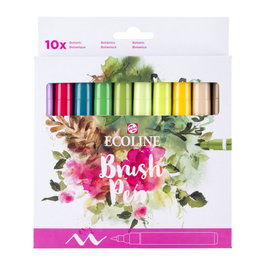 Ecoline Ecoline Brush Pen estuche Botánico - 10 couleurs