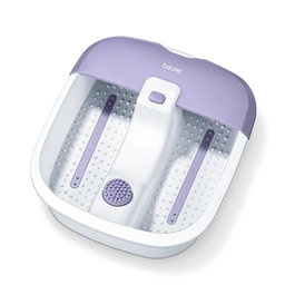 Beurer FB-12 Bain de pieds et spa avec hydromassage, bulles, vibrations et régulation de température - Protection contre les éclaboussures