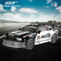 TACHAN - Véhicule de police GT-Speed Racing à radiocommande 1:24 R/C 27 MHz - Voiture RC avec télécommande
