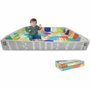 Infantino Parc de jeux et tapis en mousse géant pliable 150 x 150 cm Multicouleur