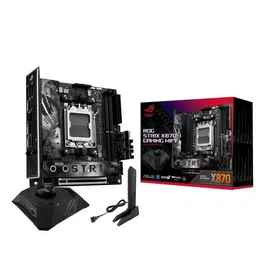 Asus ROG Strix X870-I Gaming WiFi - Carte mère AMD Ryzen Socket AM5 (DDR5, USB4, WiFi 6E, Bluetooth 5.3)