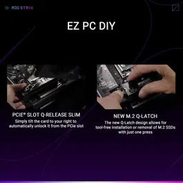 Asus ROG Strix X870-I Gaming WiFi - Carte mère AMD Ryzen Socket AM5 (DDR5, USB4, WiFi 6E, Bluetooth 5.3)