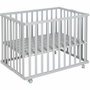 Roba Parc bébé pliable Little Stars Gris Taupe Motif Étoile
