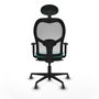 Piqueras y Crespo Chaise de Bureau 1D036G1 Turquoise