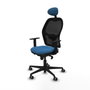 Piqueras y Crespo Chaise de Bureau avec Appui-tête Jorquera 1D036G1 Bleu clair