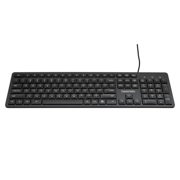 eSTUFF G220 - Clavier filaire USB AZERTY français - Format complet avec touches silencieuses et design slim eSTUFF G220 - Clavier filaire USB AZERTY français - Format complet avec touches silencieuses et design slim