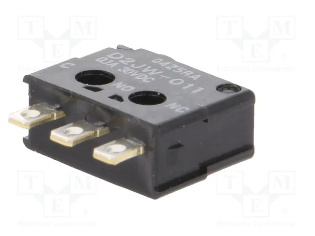Aratas (Formerly Omron Components) Microcommutateur SNAP ACTION SPDT sans levier Aratas (Formerly Omron Components) Microcommutateur SNAP ACTION SPDT sans levier