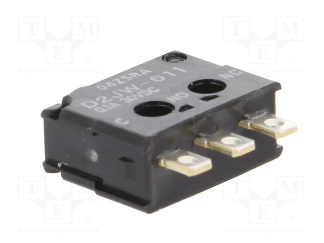 Aratas (Formerly Omron Components) Microcommutateur SNAP ACTION SPDT sans levier Aratas (Formerly Omron Components) Microcommutateur SNAP ACTION SPDT sans levier