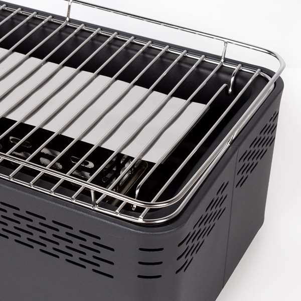 Color Baby Barbacoa Rectangulaire Sans Fumée Anti-Gouttes, 45x28x19 cm