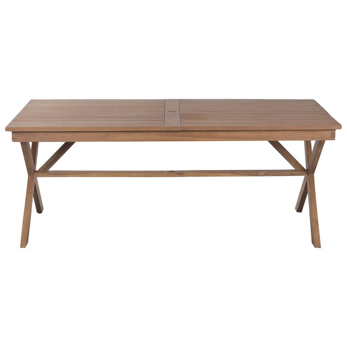 Table de Salle à Manger Home ESPRIT Marron Teck 200 x 100 x 78 cm