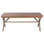 Table de Salle à Manger Home ESPRIT Marron Teck 200 x 100 x 78 cm