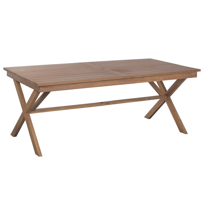 Table de Salle à Manger Home ESPRIT Marron Teck 200 x 100 x 78 cm