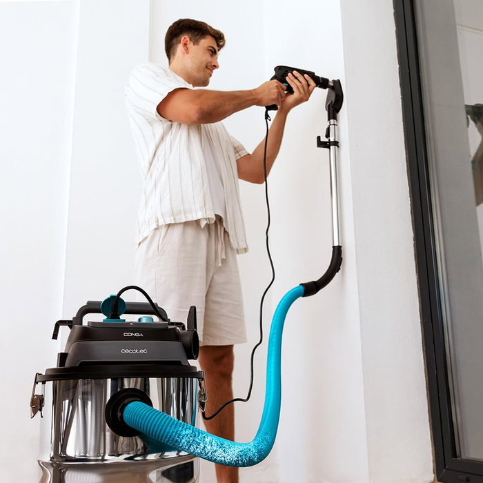 Cecotec Aspirateur Conga Rockstar Wet & Dry Pro Tool 1600 W 30 L HEPA Acier