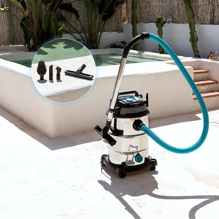 Cecotec Aspirateur Conga Rockstar Wet & Dry Pro Tool 1600 W 30 L HEPA Acier