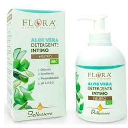 FLORA Gel Intime Neutre Bio avec Aloe Vera 250 ml