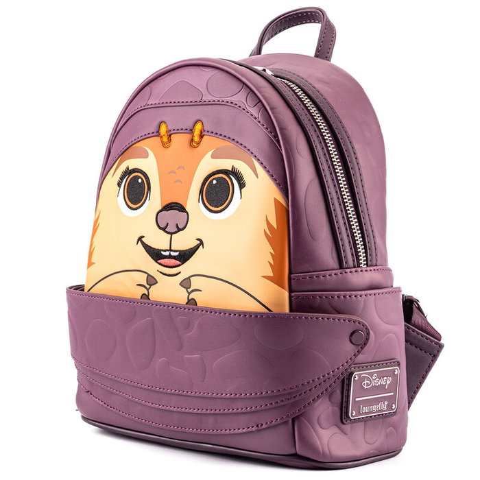 Loungefly Sac à dos Disney Raya et le Dernier Dragon Tuk Tuk 26 cm - Corriges ajustables, détails brodés et appliqués