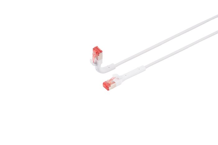 Lanview Câble CAT6A U/FTP 1m Blanc Flex-Angle LSZH