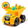 Molto Volquete Blocks 25465 - Camion benne grand format avec 20 blocs, jeu de construction pour enfants dès 12 mois