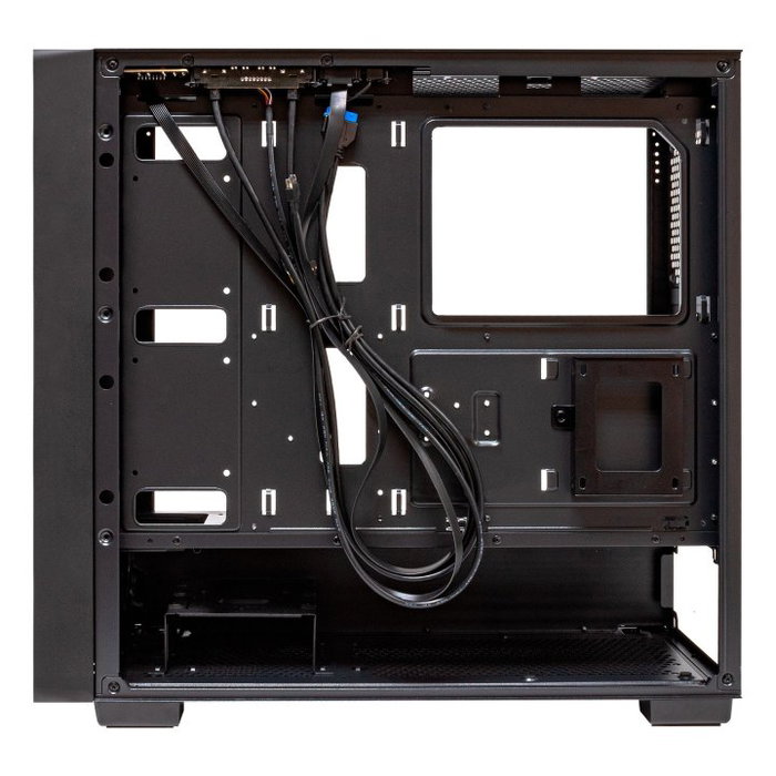 UNYKA Gaming Revelat Mesh Boîte Midi Tower ATX Noir – Panneau Vitre Trempée, 4 Ventilateurs ARGB, USB 3.2 Type C