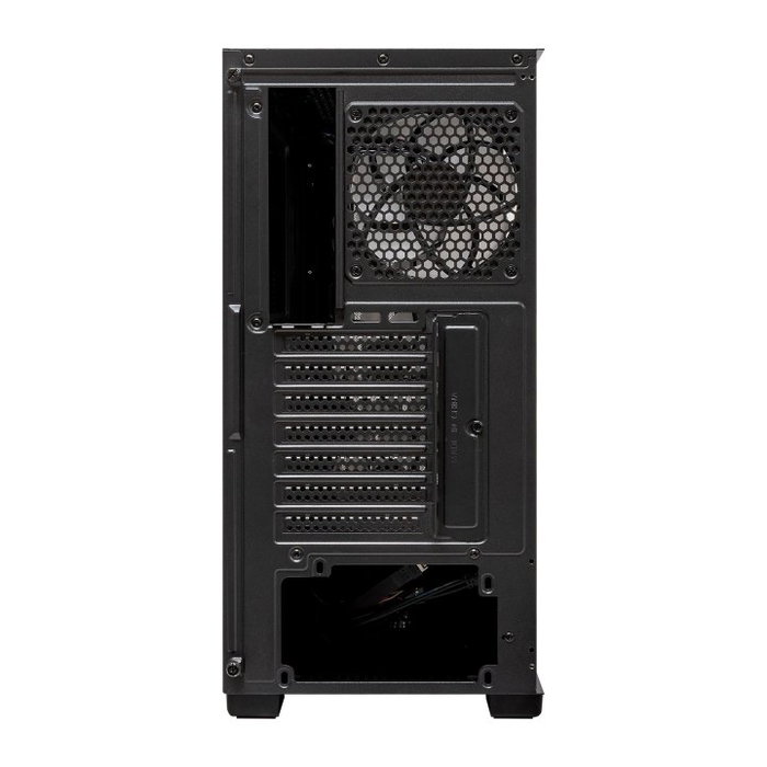 UNYKA Gaming Revelat Mesh Boîte Midi Tower ATX Noir – Panneau Vitre Trempée, 4 Ventilateurs ARGB, USB 3.2 Type C