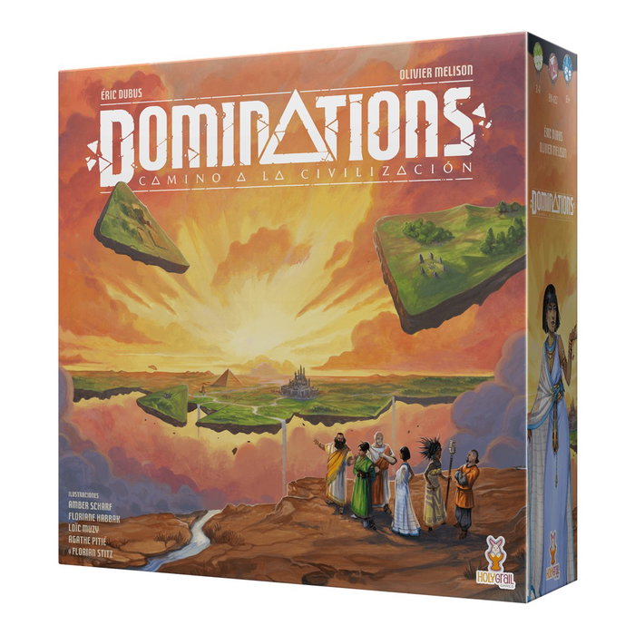 Asmodee Dominations Jeu de Société Stratégique de Construction de Civilisation pour 2-4 Joueurs à partir de 13 Ans Asmodee Dominations Jeu de Société Stratégique de Construction de Civilisation pour 2-4 Joueurs à partir de 13 Ans
